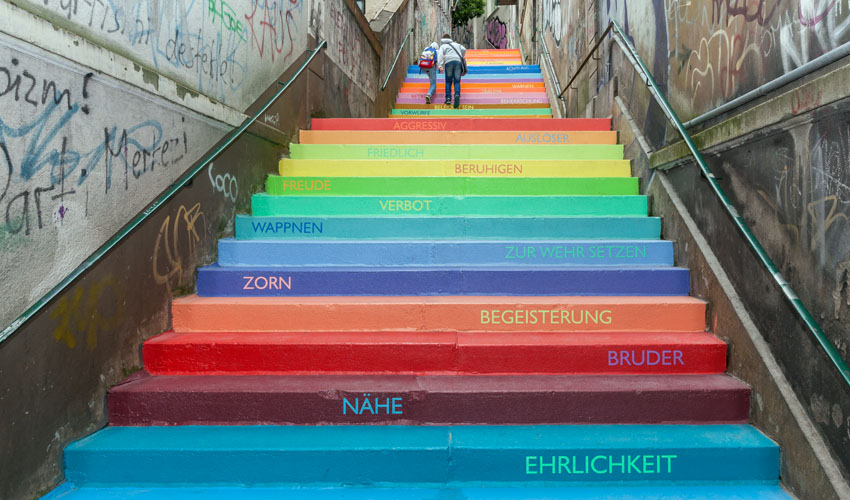 Horst Gläsker - Holsteiner Stairs in Wuppertal